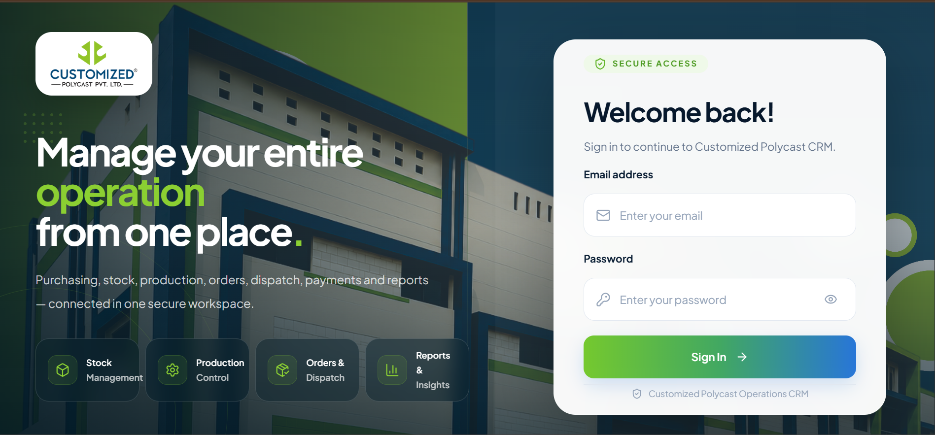 Polycast CRM
